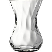 Renklimestore Nudeglass Beykoz Cam Çay Bardağı, 6 Parça, Şeffaf, 145 cc