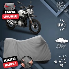 ULTRASHOP Motoran Spada Anton 150 Motosiklet Brandası Arka Çanta Uyumlu Su Geçirmez Motosiklet Branda