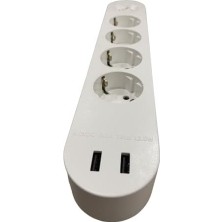 Renklimestore Koppla 2 Gang/4 Yönlü USB Veri Kablosu (3 M)