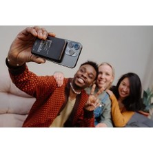 Renklimestore Manyetik Power Bank 10000 Mah, Kablosuz Şarj Cihazı 15 W, Usb-C ile 20 W Pd, Küçük ve Manyetik Powerbank 15, 14, 13, 12, Pro, Max, iPad Için, Siyah