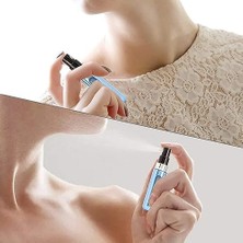 Renklimestore 5 Adet Parfüm Şişesinden Dolabilir Yedek Cep Parfüm Şişesi Aparatı, Seyahat Tipi Doldurulabilir Mini Sprey Şişe (5 Adet)