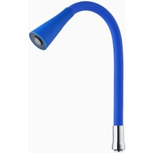 Renklimestore Esnek Silikon Musluk Başlığı – Kıvrılabilir ve Oynar Başlıklı, Beyaz Renkli Musluk Uzatma Aparatı | Mutfak ve Banyo Bataryaları Için Ayarlanabilir Su Yönlendirici 52 cm Lacivert