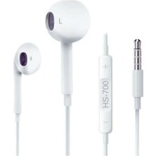 Renklimestore Mikrofonlu 3.5mm Genel Model Kulaklık Beyaz HS-700