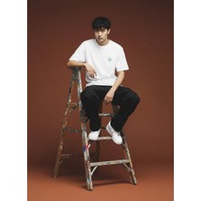 One Penny Intıals Heavy Weıgh Ön Nakış Baskılı T-Shirt