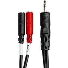 Renklimestore 3.5 Mm. Trs (M) - Dual 3.5 mm Ts (F) Breakout Kablo (YMM-261)