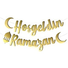 Dodomar 210 cm Hoşgeldin Ramazan Dekoratif Banner - Yazı Süsleme