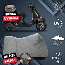 ULTRASHOP Vespa Gts 300 Super Sport Motosiklet Brandası Arka Çanta Uyumlu Su Geçirmez Motosiklet Branda