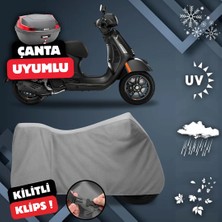 ULTRASHOP Vespa Gts 125 Supertech Motosiklet Brandası Arka Çanta Uyumlu Su Geçirmez Motosiklet Branda