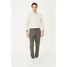 White Stone Haki Bağcıklı Rahat Kesim Jogger Pantolon