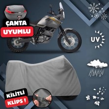 ULTRASHOP Yamaha Xtz 660Z Tenere Motosiklet Brandası Arka Çanta Uyumlu Su Geçirmez Motosiklet Branda