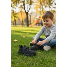 Enoch Hava Kanallı Örgü Dokulu ve Cırtlı Çocuk Spor Ayakkabı