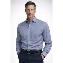 BURSPA Rahat Kesim Klasik Pamuklu Erkek Baba Gömlek