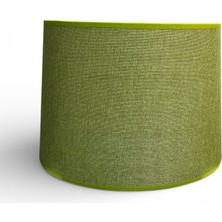 Mars Concept Kumaş Abajur Şapkası 35 cm Alt Çap Modern Dekoratif Lambader ve Abajur Uyumlu