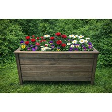 Ceritoğlu Dikdörtgen Uzun Dekoratif Saksı-Iç ve Dış Ortam-Renk Seçenekli