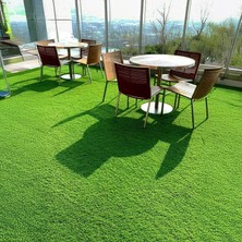 Morilu Yeşil Suni Çim Halı - 10 mm Yapay Çim - Tüm Ölçülerde Dekoratif Çim