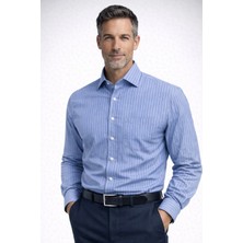 BURSPA Rahat Kesim Klasik Pamuklu Erkek Baba Gömlek