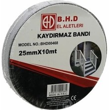 K-Yonlineticaret Kaydırmaz Siyah Bant 25 mm x 10 mt
