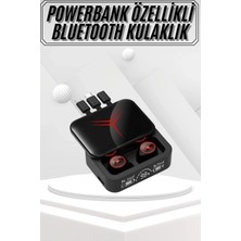 K-Yonlineticaret Kablosuz Bluetooth Kulaklık Powerbank Özellikli Göstergeli Hd Mikrofon