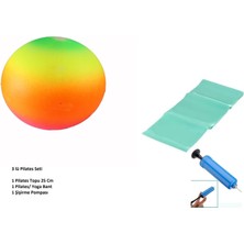 Senson Pilates Seti - Top - Pompa - Bant - Lisinya