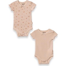 BabyCosy Organic Wear Bebek 2li Kısa Kollu Zıbın Body %100 Organik Pamuk, BEBEK-YENIDOĞAN-CSYM31125