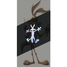 Road Runner Çakal Sticker 12X15CM Jdm Araba-Moto-Laptop Cam Etiket Hologram Seçenekli Etiket Sticker