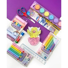 Renklimestore Pastel Tempera Suluboya Süper Yıkanabilir Fırçalı 6 * 25 ml 6 Renk Karışık