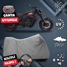 ULTRASHOP Um Renegade Vegas Cbs 250  Motosiklet Brandası Arka Çanta Uyumlu Su Geçirmez Motosiklet Örtüsü