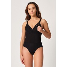 İlkyaz Fashion Ieg™ Siyah Mı Emay 2944 Sırt Destekli Badi Emzirme Korse