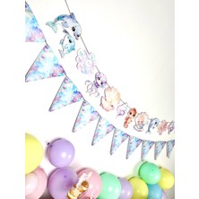 Fluparty Little Pearl - Minik İnci Temalı Üçgen Flama Banner