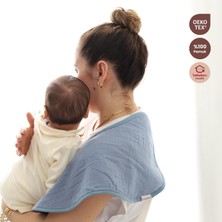 Bebekevi Oeko-Tex® %100 Pamuk Müslin Bebek Omuz Örtüsü – Emzirme Omuz Örtüsü