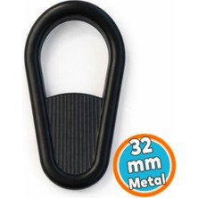 Nzb Çekmece Kulp 32 mm Modern Metal Mobilya Kulpu Dolap Kapak Çekmece Uyumlu Siyah