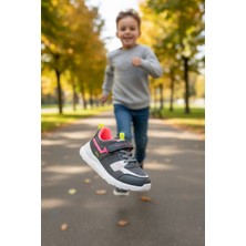 Enoch Hava Kanallı File Dokulu ve Cırtlı Çocuk Spor Ayakkabı