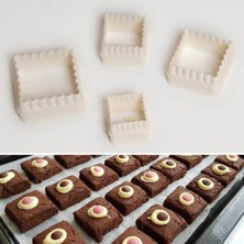 Senson 4'lü Pratik Dekoratif Plastik Kurabiye Kesici Kalıp Aparat (5224)