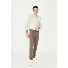 White Stone Bej Doğal Tonlu Günlük Kullanım Jean