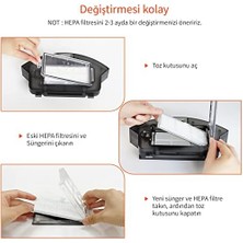 Renklimestore Ultenis D5S Pro Aksesuar Kiti, 11 Parça (4 Yan Fırça + 4 Hepa Filtre + 2 Mikrofiber Paspas Bezi + 1 Rulo Fırça)