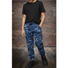 Black Steel Garson Boy Erkek Kamuflaj Oantolon