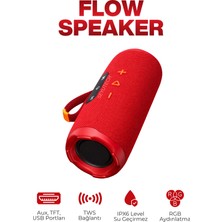 Seyutech Bluetooth Hoparlör Rgb Işıklı Tft Aux USB Girişli Ses Bombası Taşınabilir Şarjlı Kablosuz Speaker