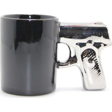 Porselen Silahlı Kupa Bardak Model 2