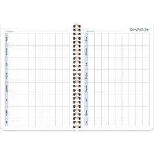 Renklimestore A5 (15 * 21) Spiralli Akademik Ajanda - Çiçek
