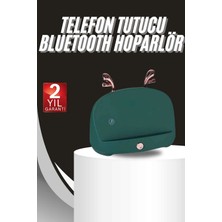 K-Yonlineticaret Bluetooth Hoparlör Uzun Pil Ömrü Yüksek Ses Kaliteli Kablosuz Telefon Tutma