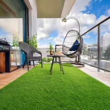 Morilu Yeşil Sarı Suni Çim Halı - 20 mm Yapay Çim - Tüm Ölçülerde Dekoratif Çim