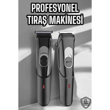 K-Yonlineticaret Saç Sakal Vücut Şarjlı Kablosuz Tıraş Makinesi Profesyonel Paslanmaz Çelik