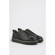 Faruk Balkanas Presley Model Kombinasyonlu Deri Ithal Taban Sneaker Ayakkabı