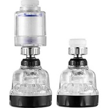 Senson Su Arıtmalı Tasarruflu Oynar Başlık Tazyikli Üç Fonksiyonlu Mutfak Lavabo Evye Musluk Başlığı (5224)