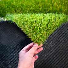 Morilu Yeşil Sarı Suni Çim Halı - 40 mm Yapay Çim - Tüm Ölçülerde Dekoratif Çim