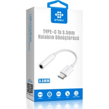 Norino iphone 16 Pro Max Type-C To 3.5mm Kulaklık Dönüştürücü Arbaks ARB-506