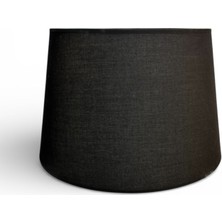 Mars Concept Kumaş Abajur Şapkası 35 cm Alt Çap Modern Dekoratif Lambader ve Abajur Uyumlu
