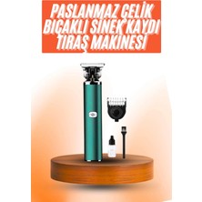 Glowify Store Lazer Öncesi Kısaltma Makinesi Paslanmaz Çelik Bıçaklı Tıraş Makinesi