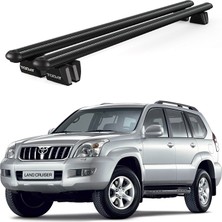 Today Auto Pençe Toyota Land Cruiser Ara Atkı (1997-2008) Uyumlu Siyah Ara Atkı Port Bagaj Tavan Barı