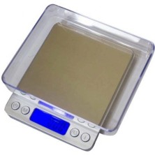 K-Yonlineticaret Kare Laboratuvar ve Kuyumcu Hassas Terazi 500 gr 0.1-2 kg 0.01